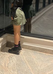 Green Mini Skirt