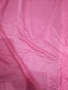 Elegant Pink Saree with Golden Border