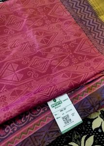 Beautiful Chanderi Cotton Rare Designed Saree