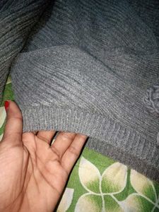 Gray Knit Bolero Shrug
