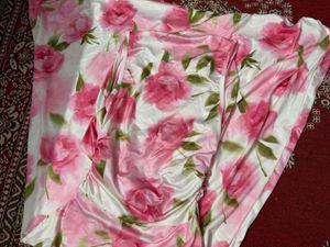 Shein Pink Floral Maxi Dress