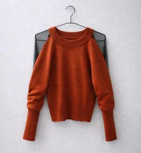 Chic Rust-Colored Pullover Sweater