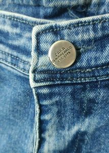 zara man's Blue Denim 6 Pocket Jeans Pants
