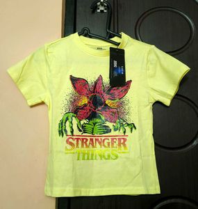 Yellow Stranger Things Graphic Tee