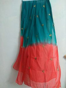 Red And Blue Long Dress For Women