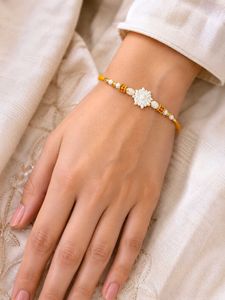 Set of 6 Rakhi With Roli Chawal
