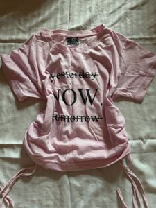 Pink Graphic T-Shirt NEGOTIABLE