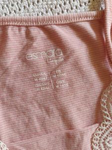 ESmara Pink Lace Trim Camisole