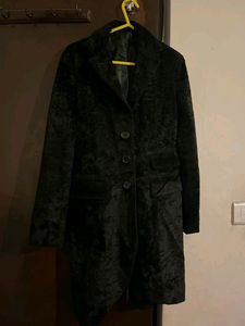 Black Velvet Finish Coat