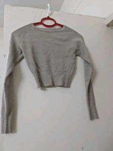 Ribbed Knit Long Sleeve Top