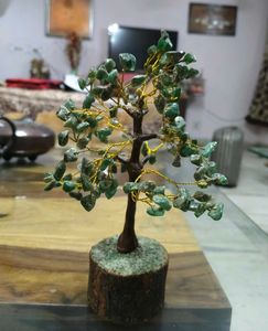 Powerful GreenJade SemiPrecious Gemstone Tree