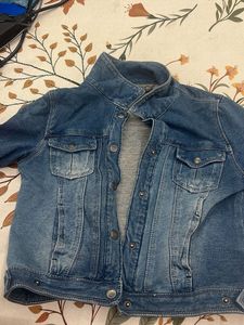 jeans crop style jacket