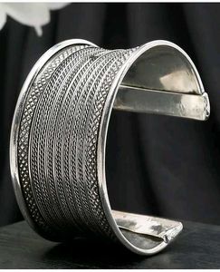 Adjustable Silver Cuff Bracelet