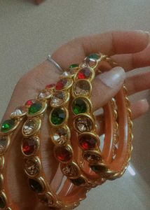 Colorful Stone Bangles