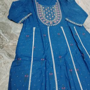 Anarkali Printed Rayon Set