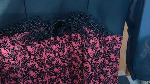 Pink With Black Grown