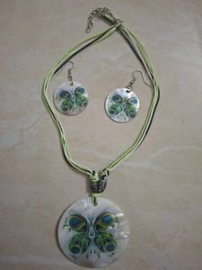 Jewelry Set - peacock themed