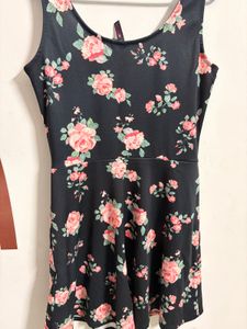 Floral Print Mini Dress