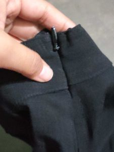 Black Flared Bell Bottom Pants