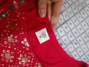 Pink Embellished Kurta