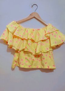 Yellow 2 Pc Set For Girl Or Women 34 Bust