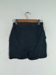 Maroon &amp; Black Shorts &amp; T-Shirt Set For Girl's