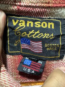 Vanson Leathers Plaid Flannel Shirt