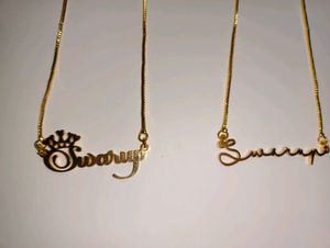 Custom Name Necklace - Personalized Gold Chain