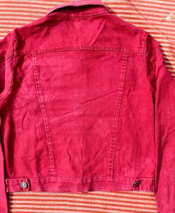 Red Denim Jacket - Stylish &amp; Unique