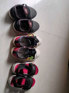 Bundle of 3 Pairs Kids Shoes 10"