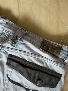 Polo Ralph Lauren Distressed Light Wash Denim Jean