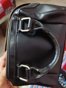 Madden NYC Black Satchel Bag
