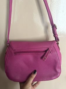 Caprese Chic Pink Crossbody Bag
