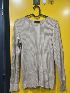 Ribbed Knit Long Sleeve Top