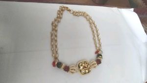 Exquisite Beaded Bracelet with Gold Charm
