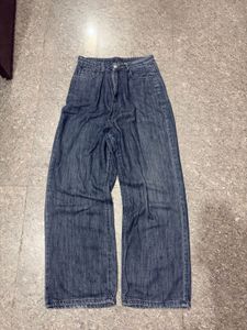 Korean Wide Leg raw Denim style Jeans