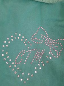 Warm Teal Hoodie for mild winters