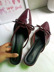 cherry red pointed heel ❤️‍🔥