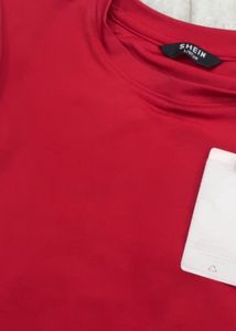 Shein Red Casual T-Shirt