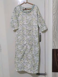 Floral Print Kurta