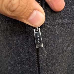 Vintage Wool Blend Jacket - Charcoal