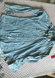 Men's Blue Denim Shirt