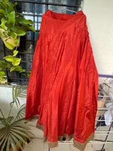 brick Red Ethnic lehenga