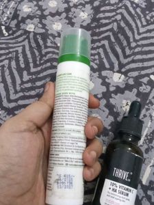 combo of two plum ceramide mosituriser nd Thrive 1