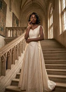 ELEGANT WHITE GOWN