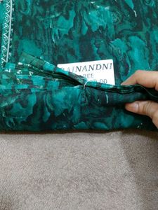 Sea Green Georgette Saree