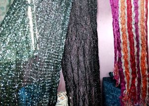 Two Scarfs Combo Black Colour Or Multi Colou