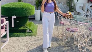Ribbed Lavender Crop Tank Top