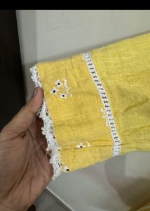 SAAKI cotton Kurta-pant Set.