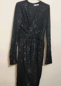 Black⚫Sparkling Sequins Dress For 36 Bust
